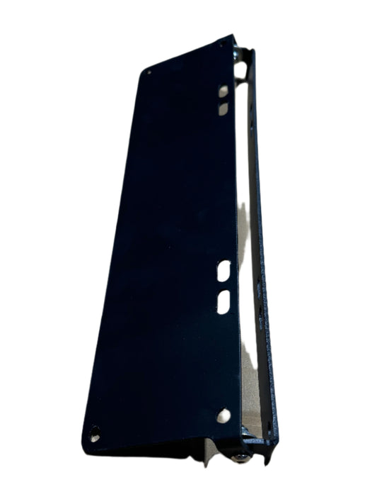 Flip up number plate bracket