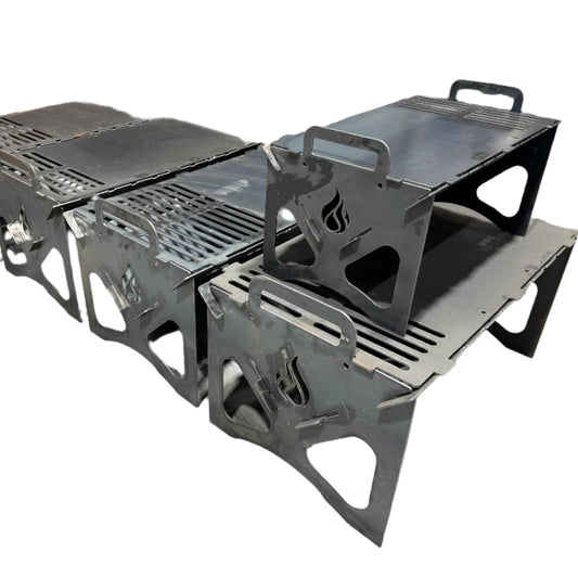 Slot together fire pits