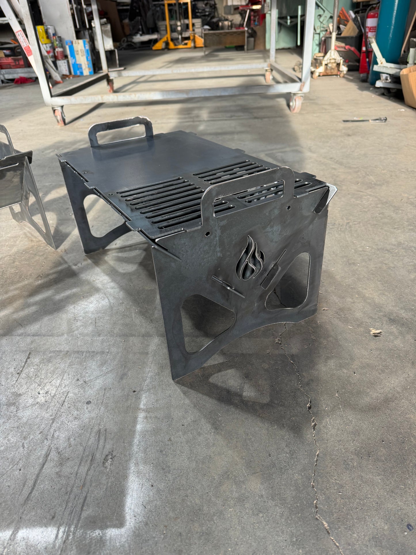 Slot together fire pits