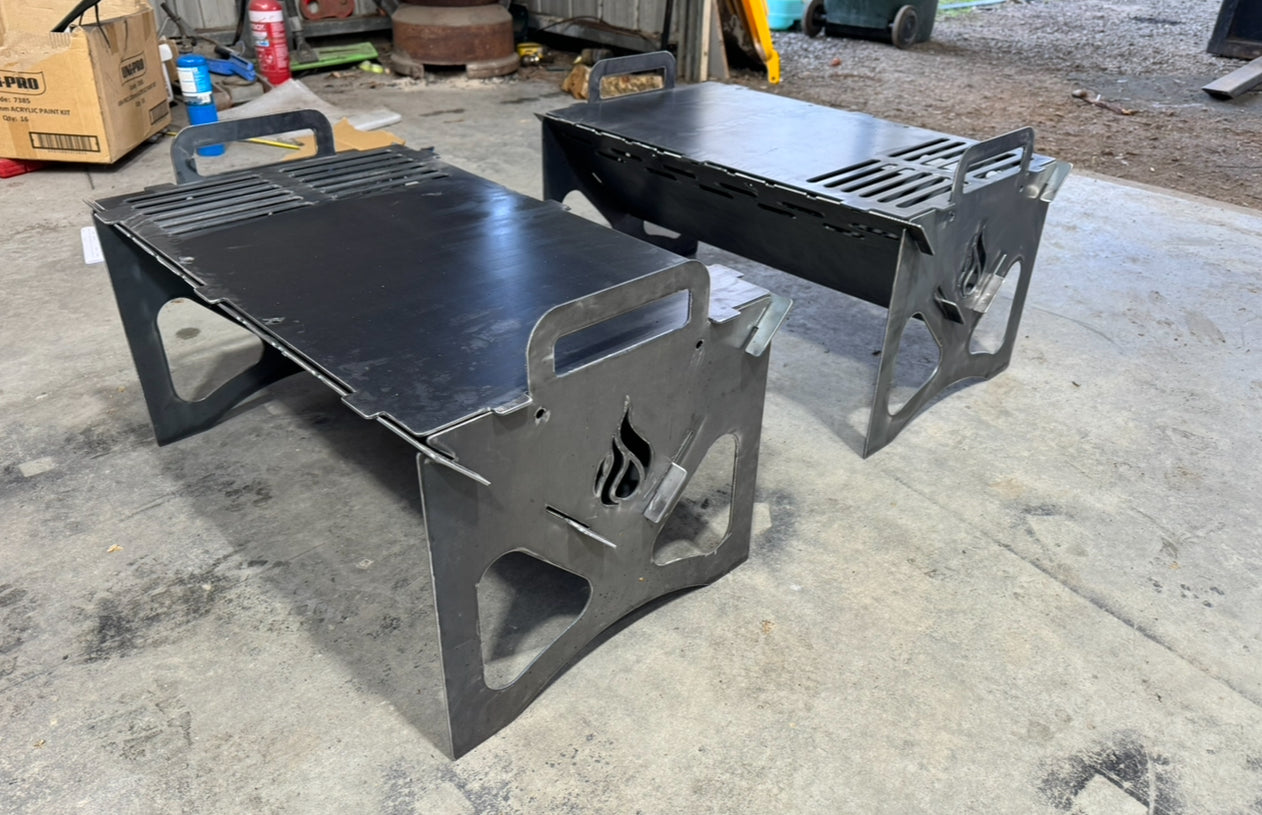 Slot together fire pits